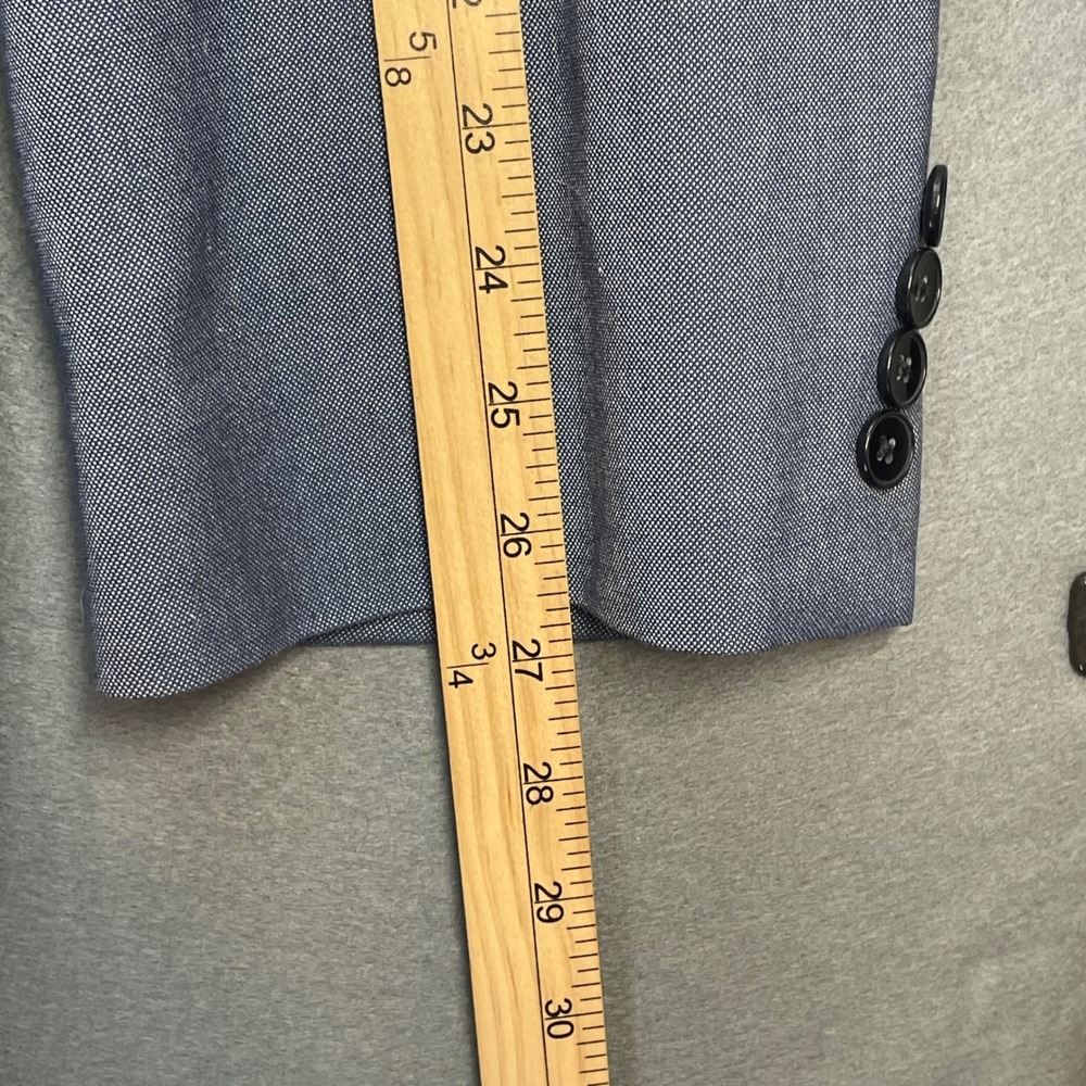 Shaquille O'Neal Light Blue Two Button Notch Lapel Blazer Mens 58R - Picture 10 of 10